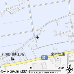 埼玉県春日部市上柳322周辺の地図