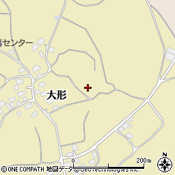茨城県稲敷郡阿見町大形周辺の地図