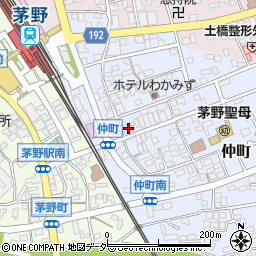 長野県茅野市仲町12-16周辺の地図