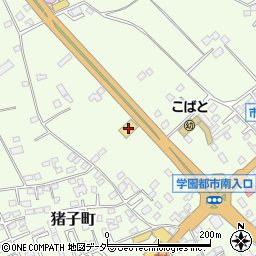 茨城日産牛久店周辺の地図
