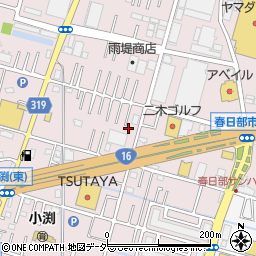埼玉県春日部市小渕226-12周辺の地図