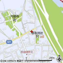 埼玉県春日部市西金野井876周辺の地図