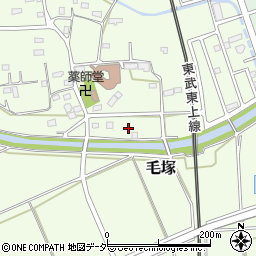 埼玉県東松山市毛塚750-3周辺の地図