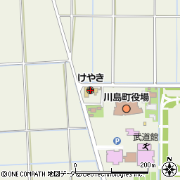 川島町役場　けやき保育園周辺の地図