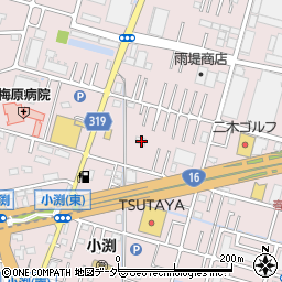 埼玉県春日部市小渕189周辺の地図