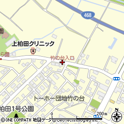 竹の台入口周辺の地図