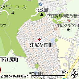 福井県福井市江尻ケ丘町周辺の地図