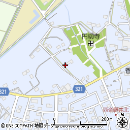 埼玉県春日部市西金野井671周辺の地図