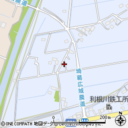 埼玉県春日部市上柳556周辺の地図