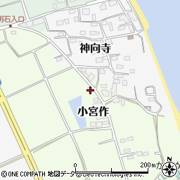 茨城県鹿嶋市小宮作600周辺の地図