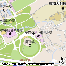 茅野市運動公園相撲場周辺の地図