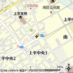 埼玉県上尾市上平中央3丁目27周辺の地図