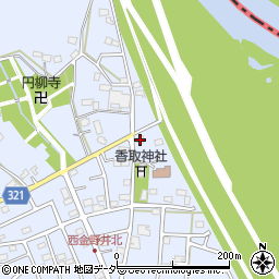 埼玉県春日部市西金野井1006周辺の地図