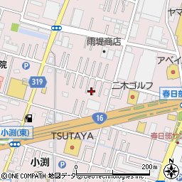 埼玉県春日部市小渕227-6周辺の地図