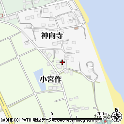 茨城県鹿嶋市小宮作666-7周辺の地図