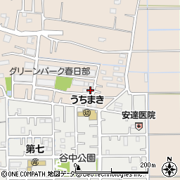 埼玉県春日部市内牧5070周辺の地図