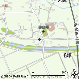 埼玉県東松山市毛塚790周辺の地図