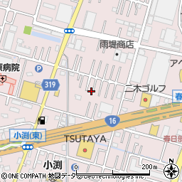 埼玉県春日部市小渕229周辺の地図