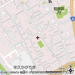 埼玉県春日部市小渕1336-13周辺の地図