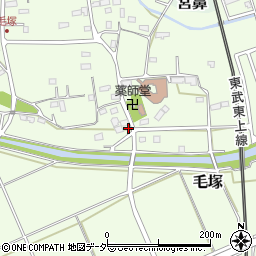 埼玉県東松山市毛塚790-1周辺の地図