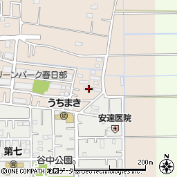 埼玉県春日部市内牧5076周辺の地図
