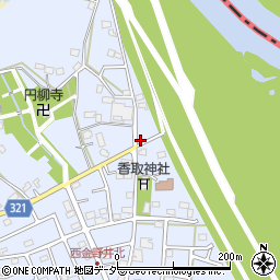 埼玉県春日部市西金野井1005周辺の地図