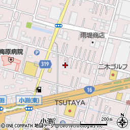 埼玉県春日部市小渕231周辺の地図