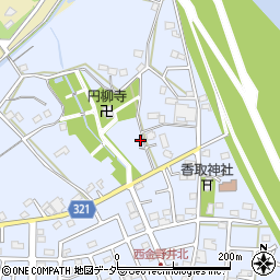 埼玉県春日部市西金野井851周辺の地図