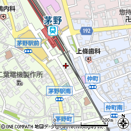 シナノヤ洋品店周辺の地図