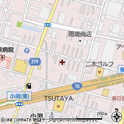 埼玉県春日部市小渕230-9周辺の地図