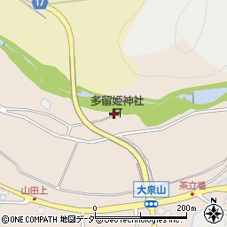 多留姫神社周辺の地図