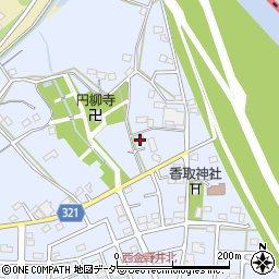 埼玉県春日部市西金野井888周辺の地図