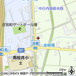 埼玉県春日部市金崎32周辺の地図