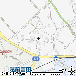福井県大野市土打43周辺の地図