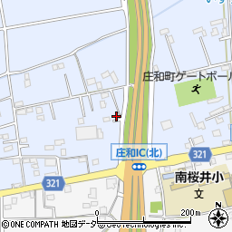 埼玉県春日部市上柳61周辺の地図