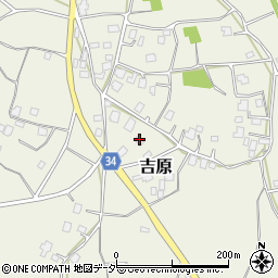 茨城県稲敷郡阿見町吉原1490周辺の地図