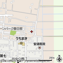 埼玉県春日部市内牧5032周辺の地図