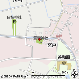 宮戸公民館周辺の地図