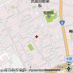 埼玉県春日部市小渕1376周辺の地図