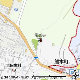 常楽寺周辺の地図