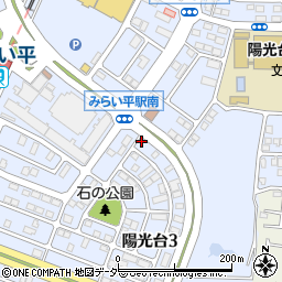 チケパみらい平駅前第５駐車場周辺の地図