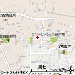 埼玉県春日部市内牧5033周辺の地図
