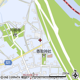埼玉県春日部市西金野井882周辺の地図