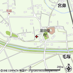 埼玉県東松山市毛塚792周辺の地図