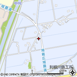 埼玉県春日部市上柳558周辺の地図