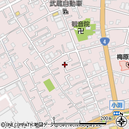 埼玉県春日部市小渕1377周辺の地図
