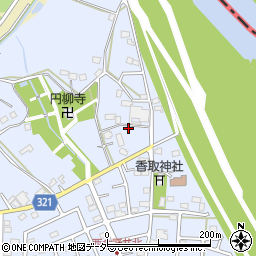 埼玉県春日部市西金野井880周辺の地図