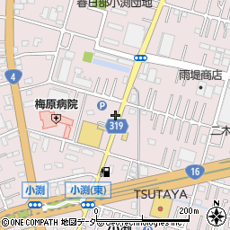 埼玉県春日部市小渕466-2周辺の地図