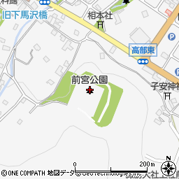 前宮公園周辺の地図