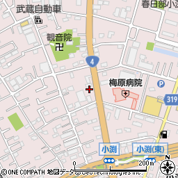 埼玉県春日部市小渕1028周辺の地図